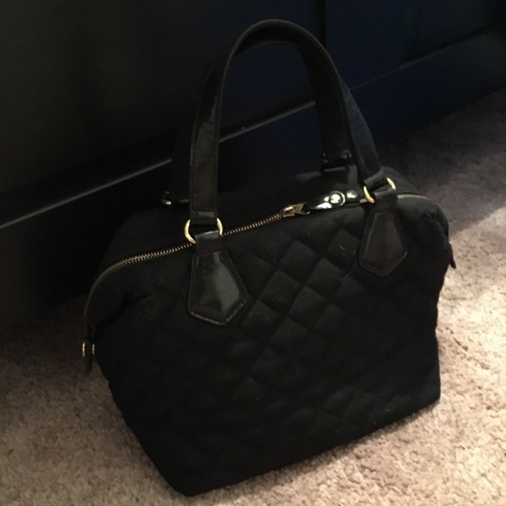 MZ Wallace Black Quilted Handbag